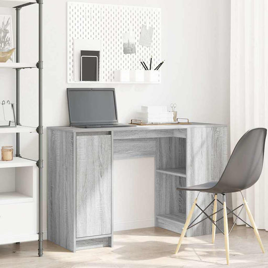 Bureau Gris Sonoma 120x42x76 cm en bois