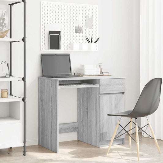 Bureau Gris Sonoma 86x49x76 cm en bois