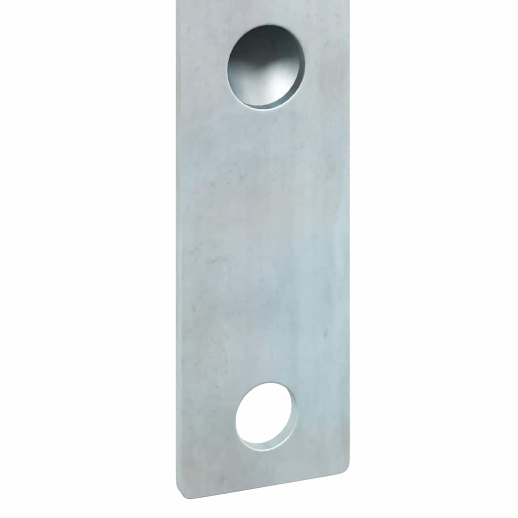 Fahnen Pole Holde Silber 15 x 3 x 0,35 cm Stahl