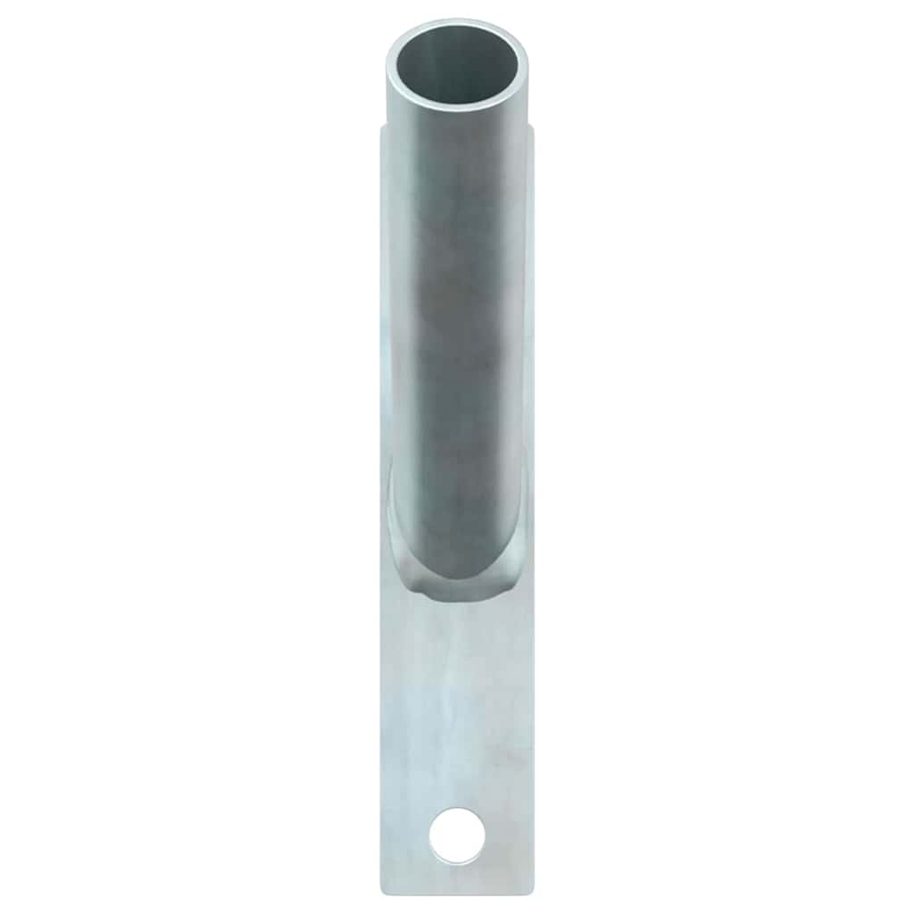 Fahnen Pole Holde Silber 15 x 3 x 0,35 cm Stahl