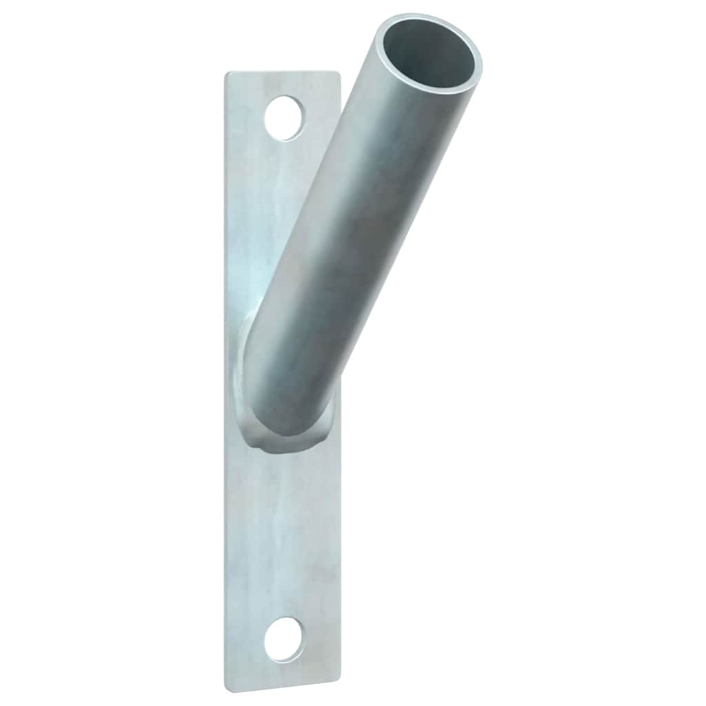Fahnen Pole Holde Silber 15 x 3 x 0,35 cm Stahl