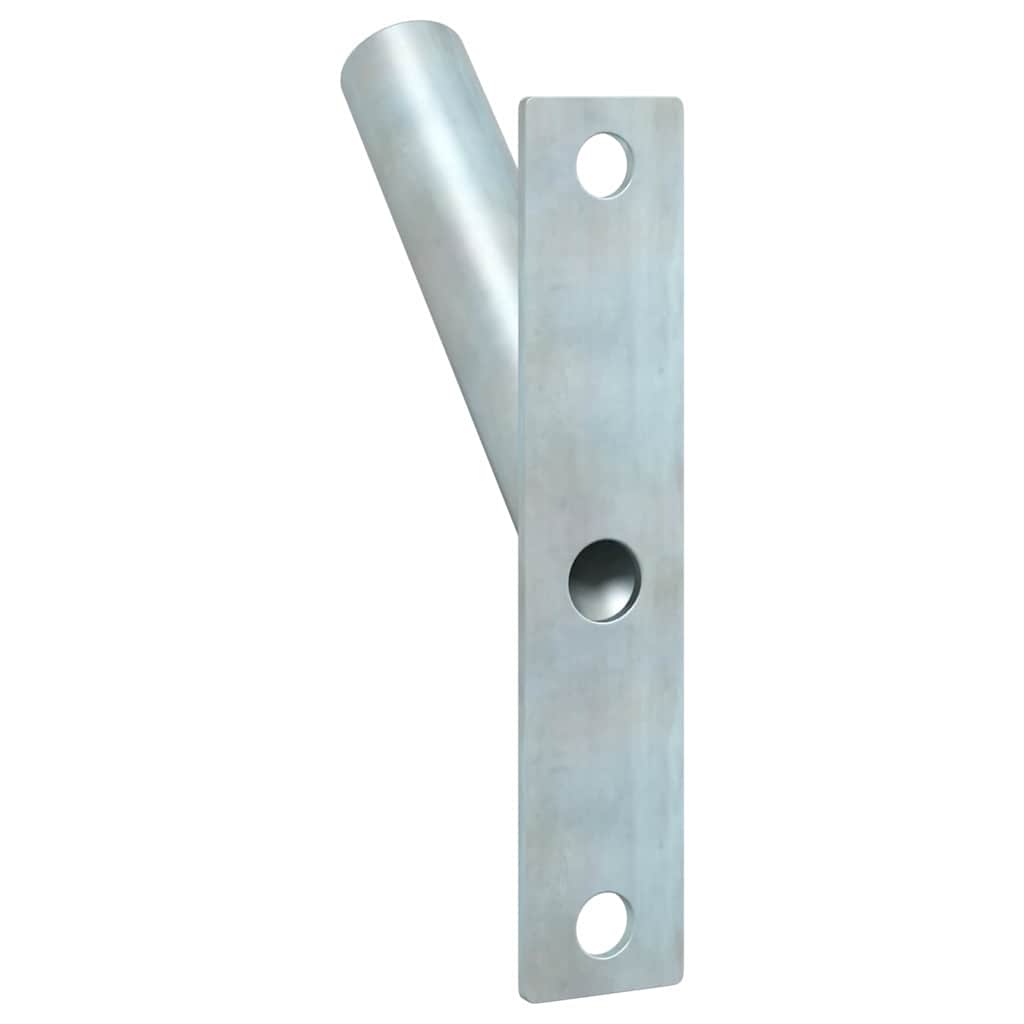Fahnen Pole Holde Silber 15 x 3 x 0,35 cm Stahl