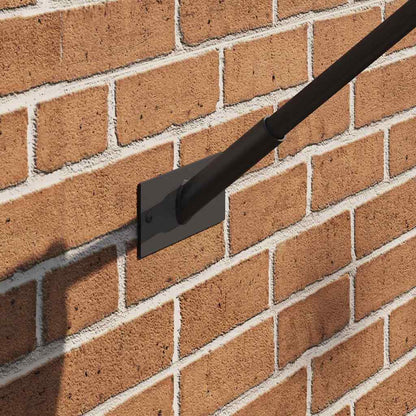 Fahnen Pole Holde Schwarz 13 x 6 x 0,2 cm Stahl