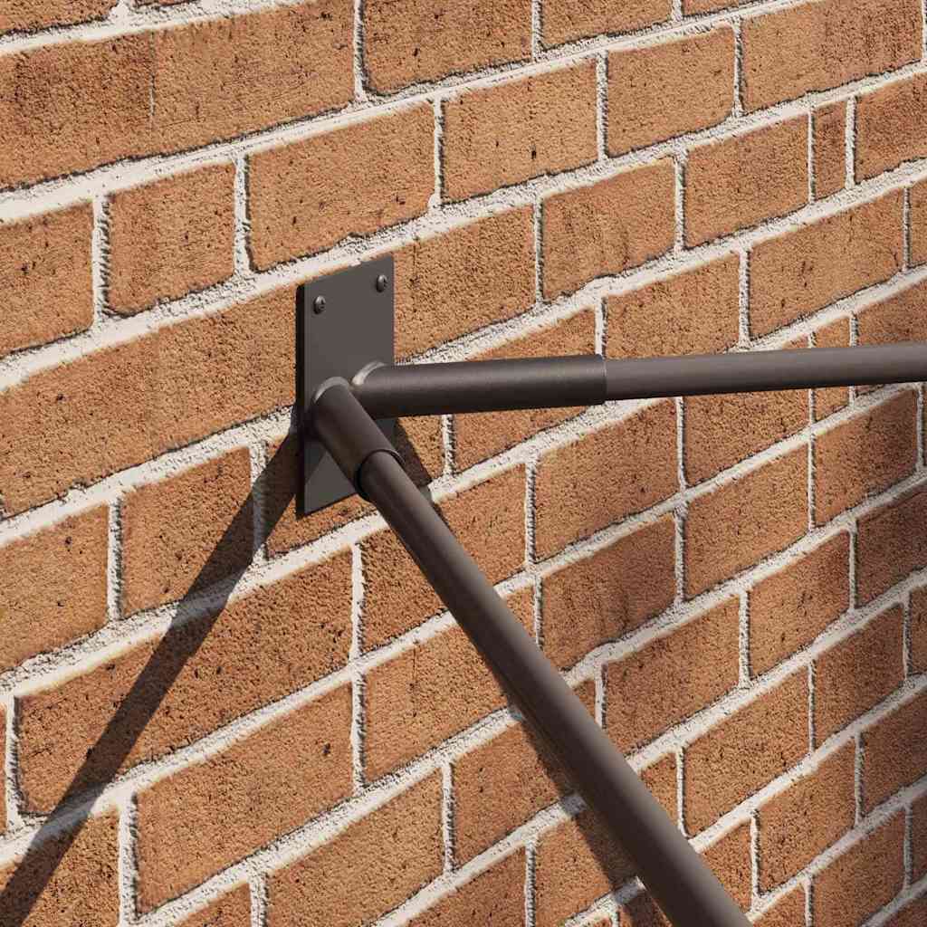 Fahnen Pole Holde Schwarz 11,5 x 7,5 x 0,2 cm Stahl