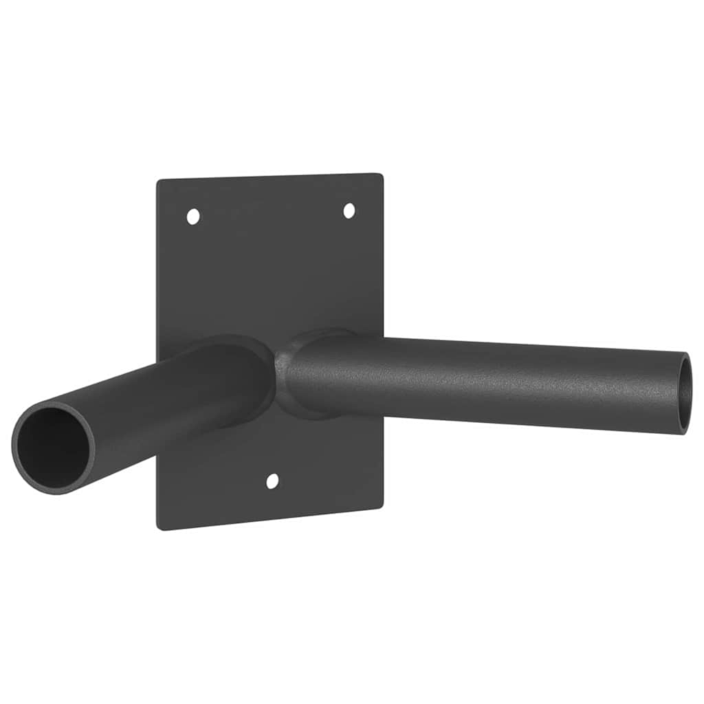 Fahnen Pole Holde Schwarz 11,5 x 7,5 x 0,2 cm Stahl