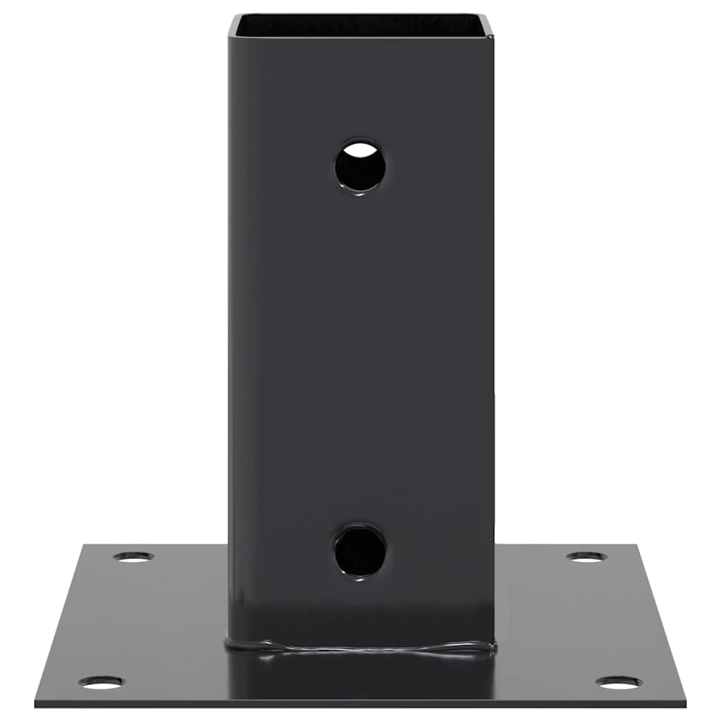 Pfostenträger Quadrat 12 Stk. 71x71mm Pulverbeschichteter Stahl