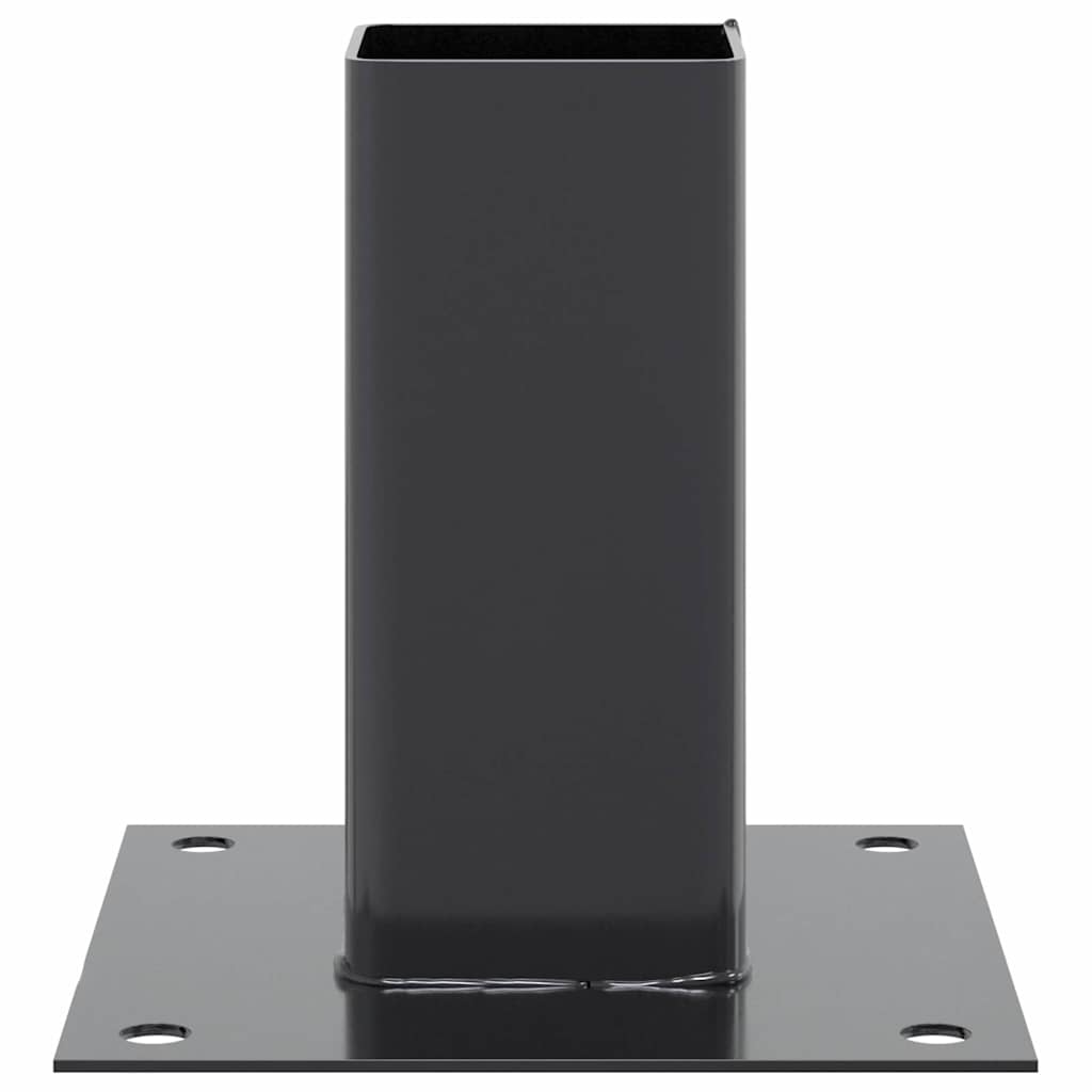 Pfostenträger Quadrat 12 Stk. 71x71mm Pulverbeschichteter Stahl