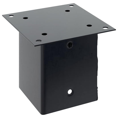 Pfostenträger Quadrat 4 Stk. 101x101 mm Stahl Pulverbeschichtet