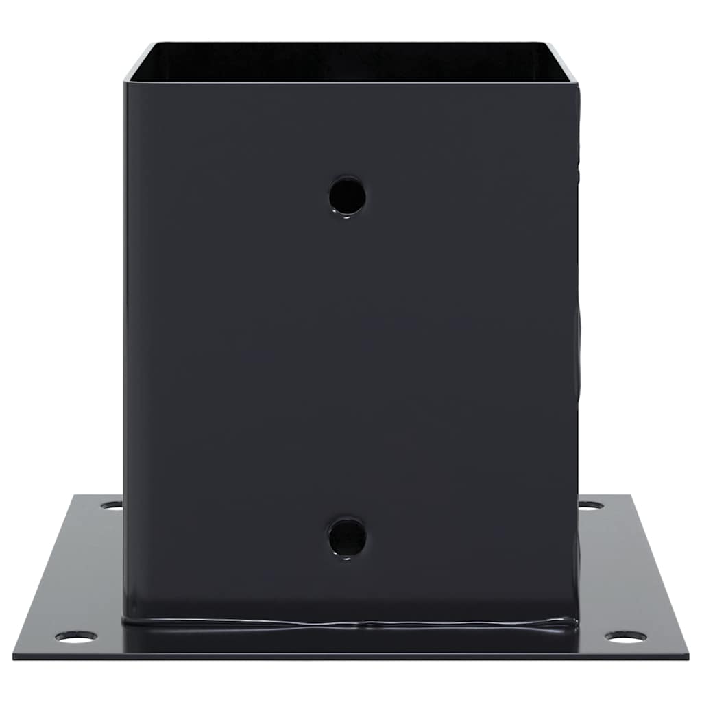 Pfostenträger Quadrat 4 Stk. 101x101 mm Stahl Pulverbeschichtet