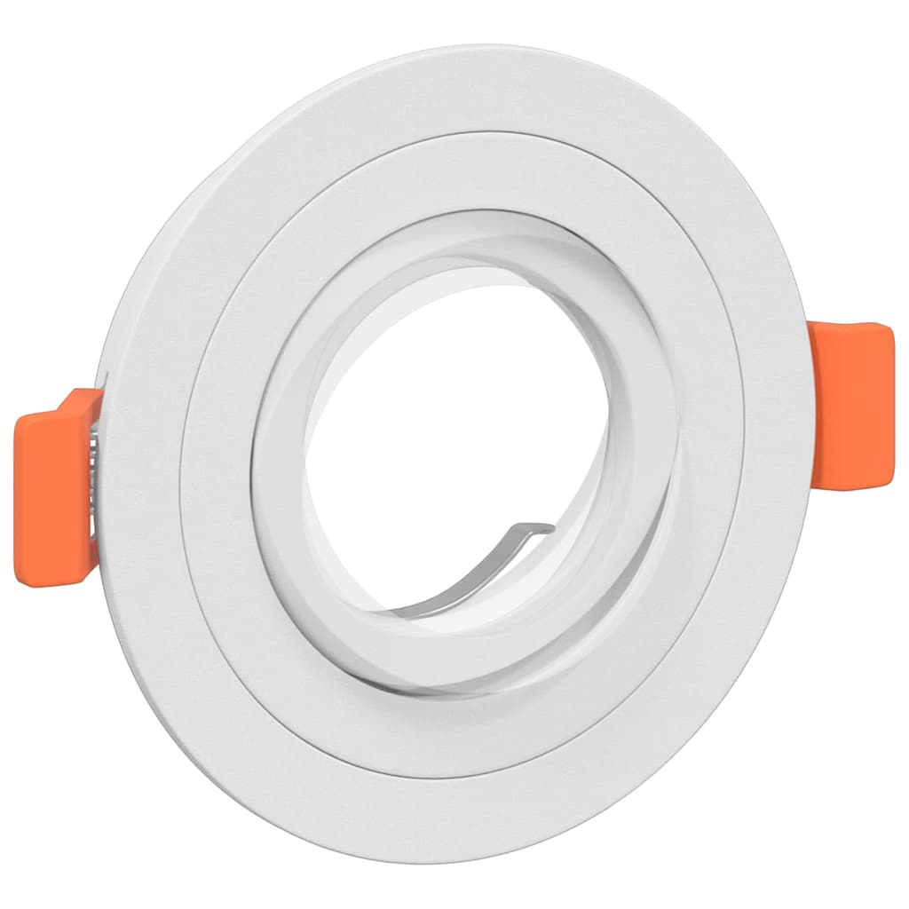 Spotlight 24 pcs Weiß 9 x 9 x 2 cm Aluminium
