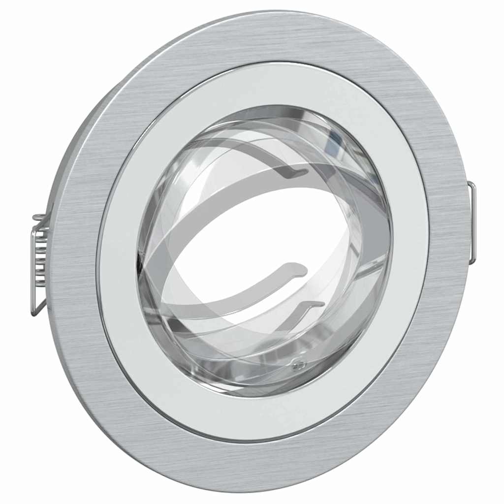 Spotlight 24 pcs Silber 9 x 9 x 2 cm Aluminium