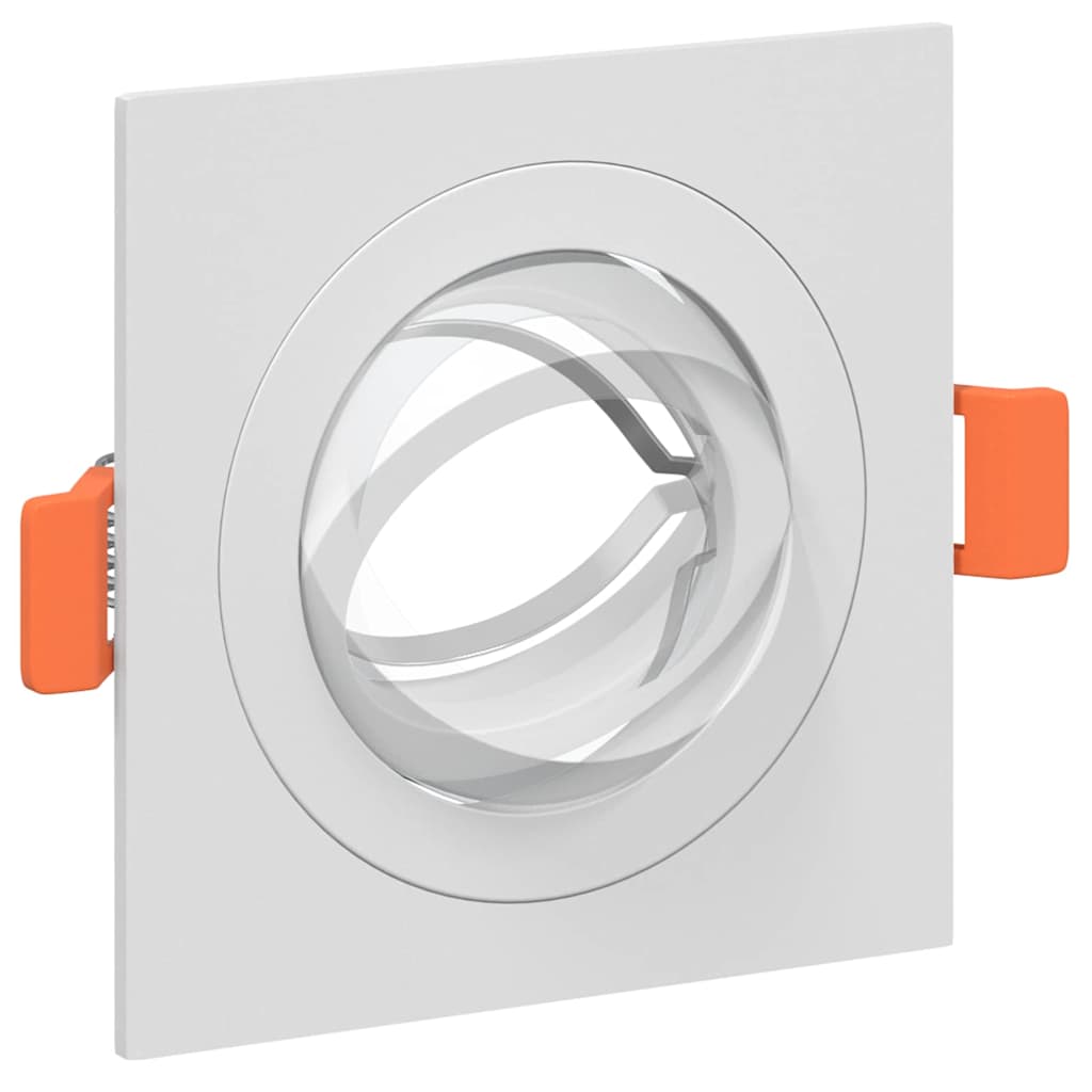 Spotlight 24 pcs Weiß 9 x 9 x 2 cm Aluminium