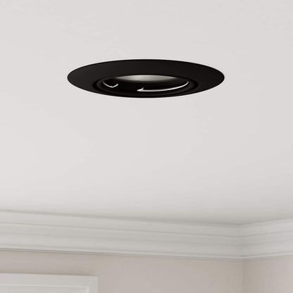 Spotlight 12 stk. Schwarz 9 x 9 x 2,5 cm Metall