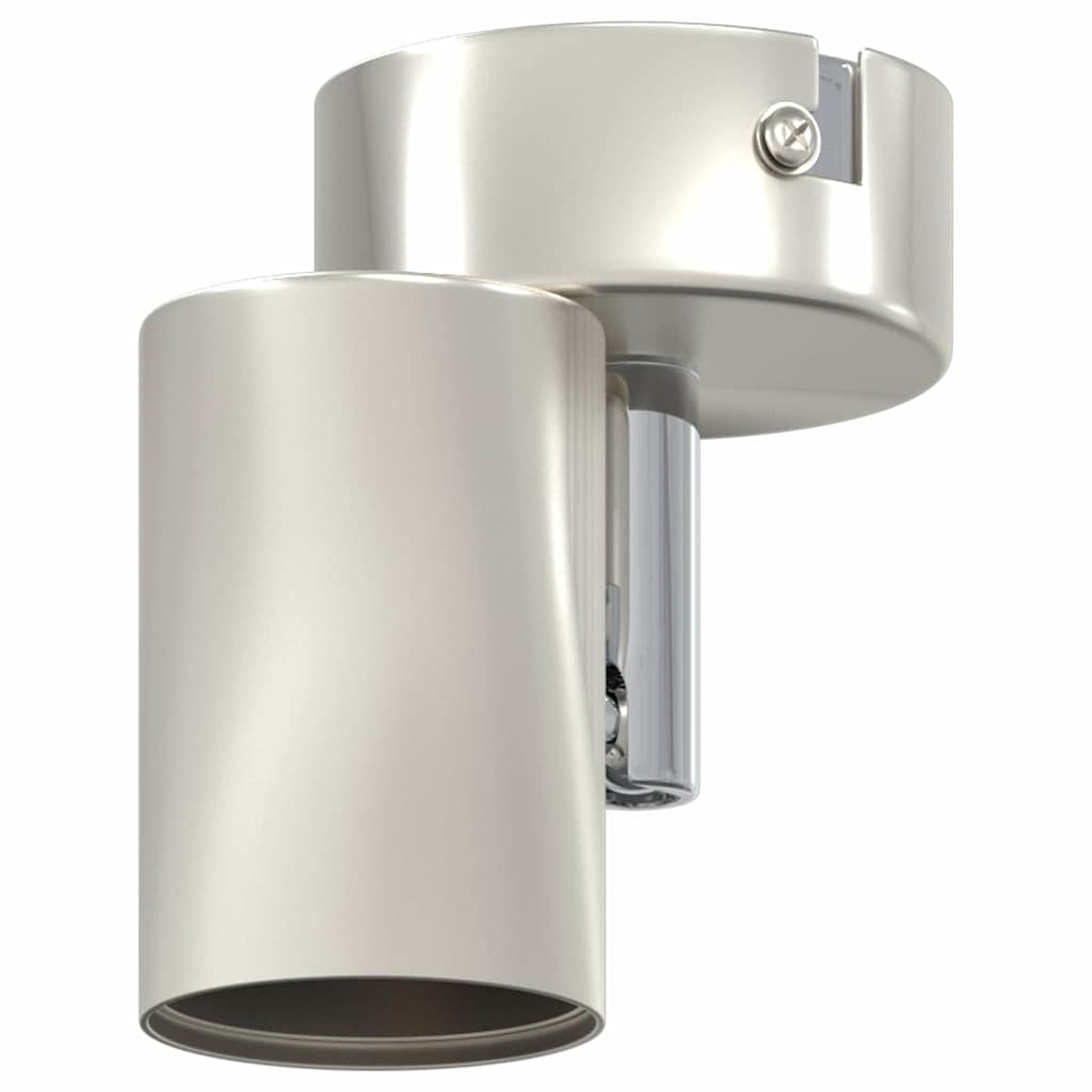 Deckenstrahler mit Strahlern Nickel 6,5 x 6 x 11,5 cm Metall