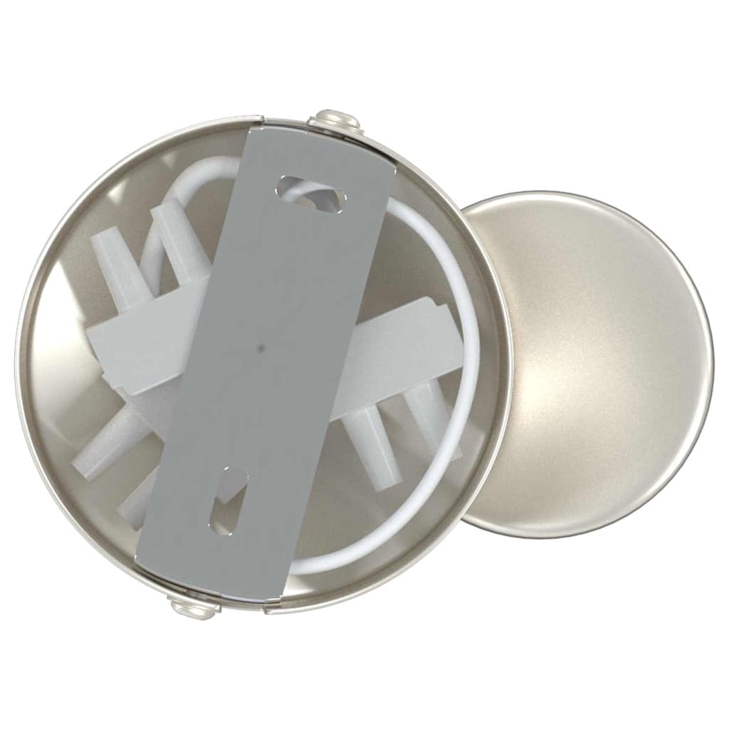Deckenstrahler mit Strahlern Nickel 6,5 x 6 x 11,5 cm Metall