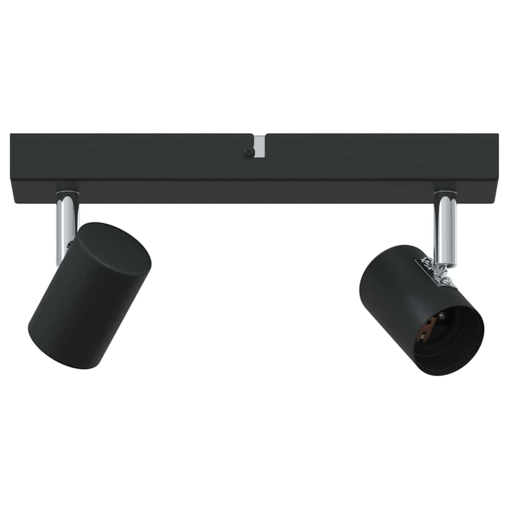 Deckenstrahler mit Strahlern Schwarz 26 x 6,5 x 11,5 cm Metall