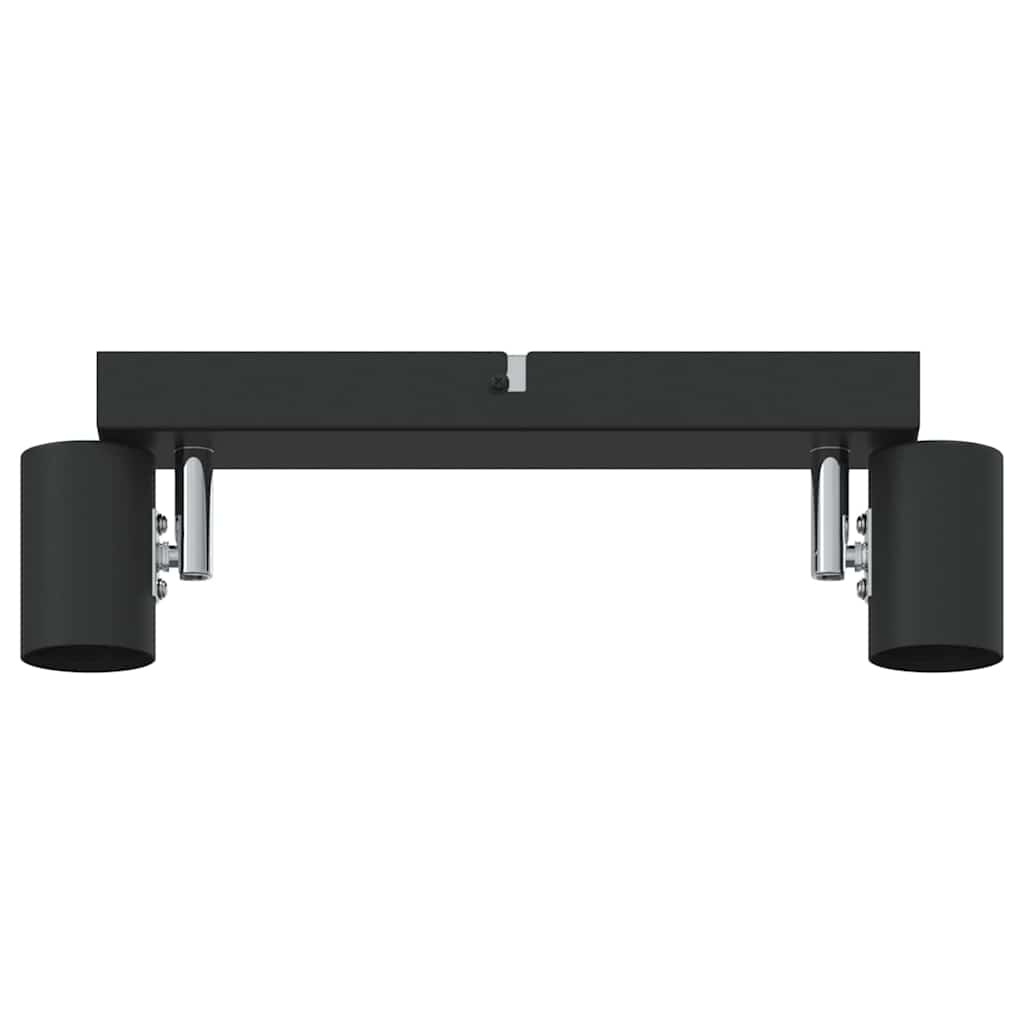 Deckenstrahler mit Strahlern Schwarz 26 x 6,5 x 11,5 cm Metall