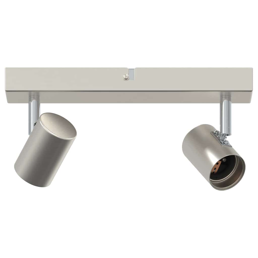 Deckenstrahler mit Strahlern Nickel 26 x 6,5 x 11,5 cm Metall