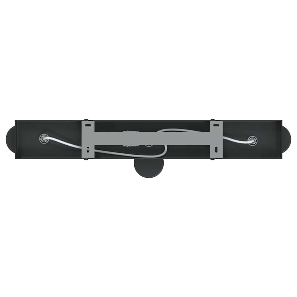 Deckenstrahler mit Strahlern Schwarz 38 x 6,5 x 11,5 cm Metall