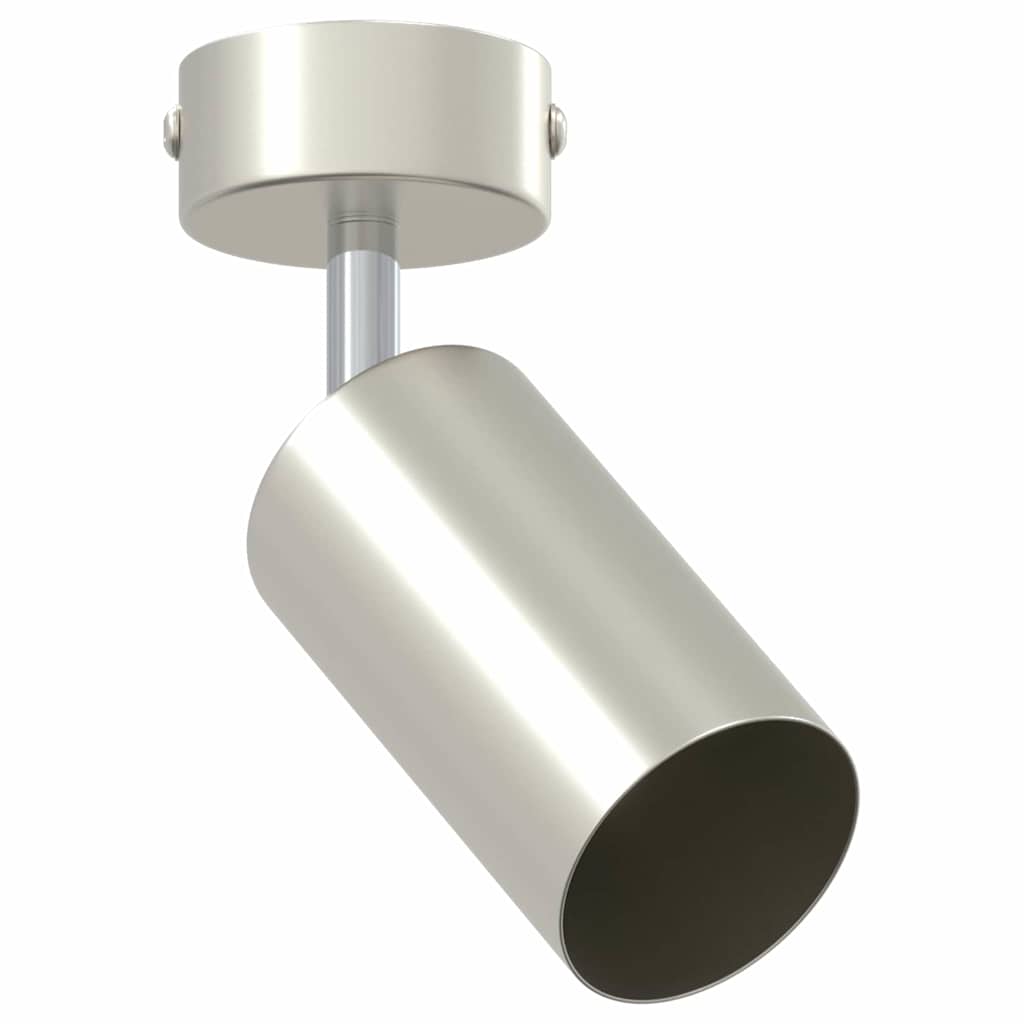Deckenstrahler mit Strahlern Nickel 6 x 6 x 16 cm Metall