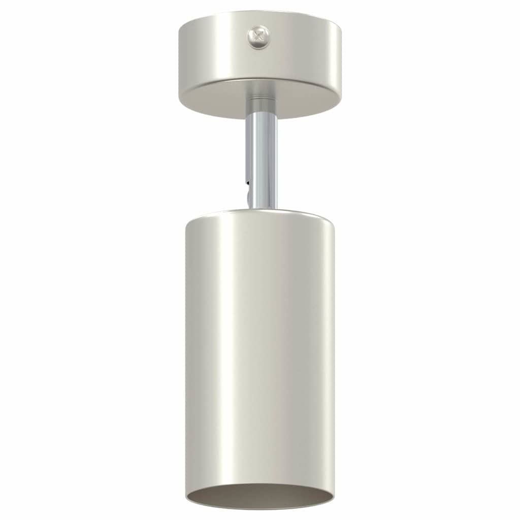Deckenstrahler mit Strahlern Nickel 6 x 6 x 16 cm Metall