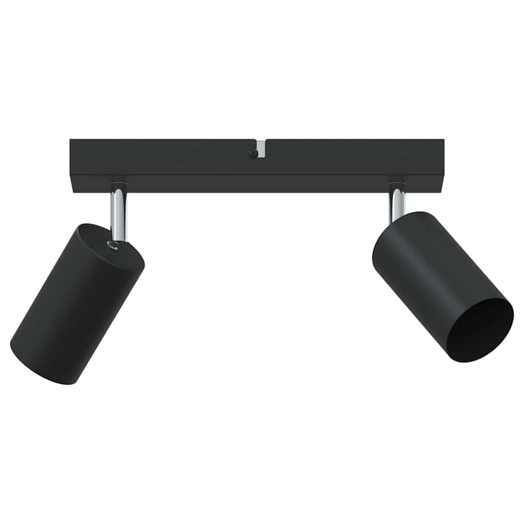 Deckenstrahler mit Strahlern Schwarz 26 x 6 x 16 cm Metall