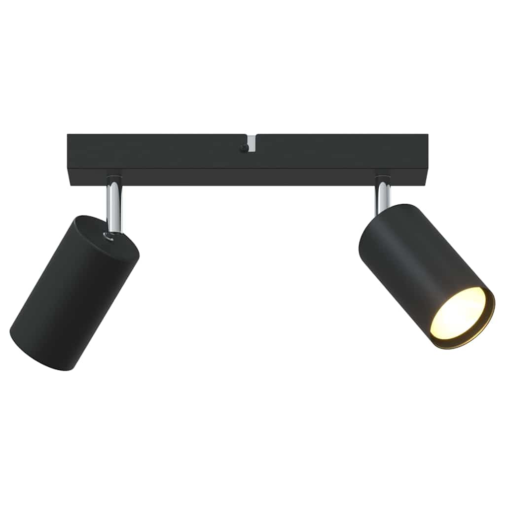 Deckenstrahler mit Strahlern Schwarz 26 x 6 x 16 cm Metall