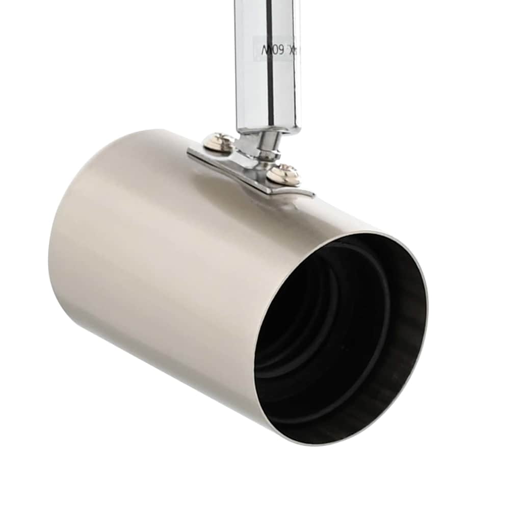 Deckenstrahler mit Strahlern Nickel 38 x 6 x 16 cm Metall