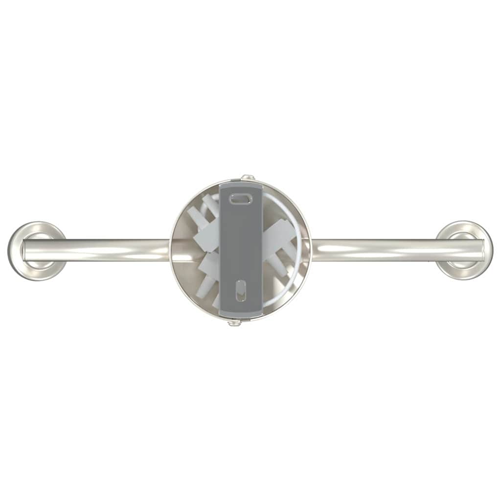 Deckenstrahler mit Strahlern Nickel 25,5 x 8 x 11 cm Stahl