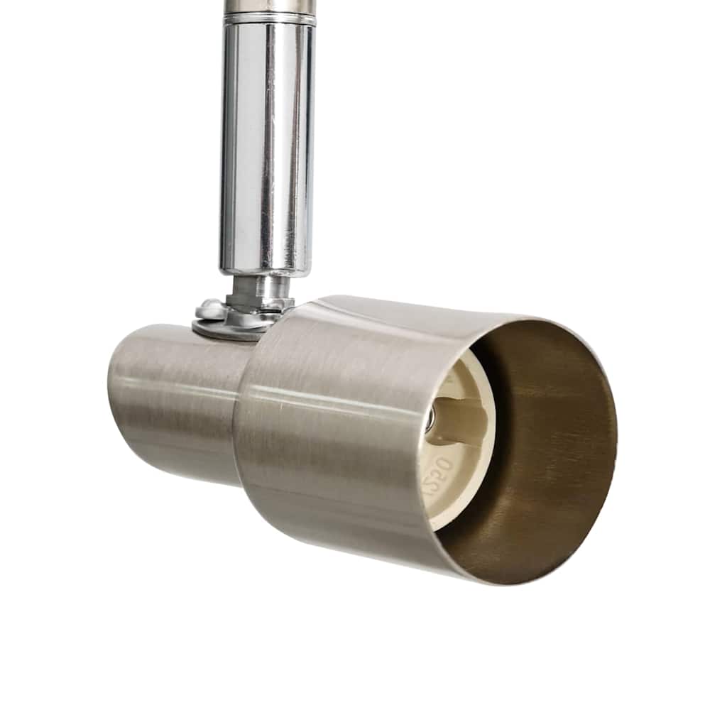 Deckenstrahler mit Strahlern Nickel 39 x 10,5 x 10,5 cm Stahl