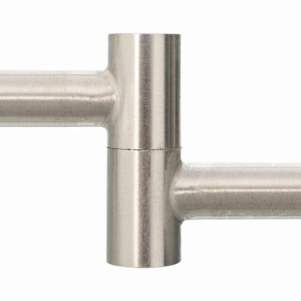 Deckenstrahler mit Strahlern Nickel 70 x 9 x 12,5 cm Stahl