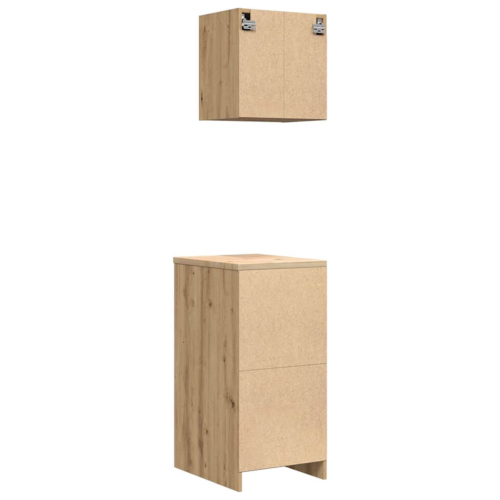 Garagenschränke 2 Stk. Artisan-Eiche Holzwerkstoff