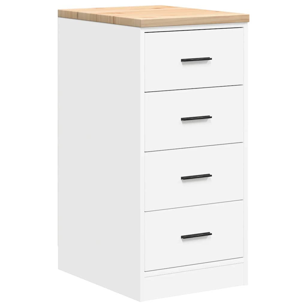 Garagenschränke 2 Stk. Weiß Holzwerkstoff
