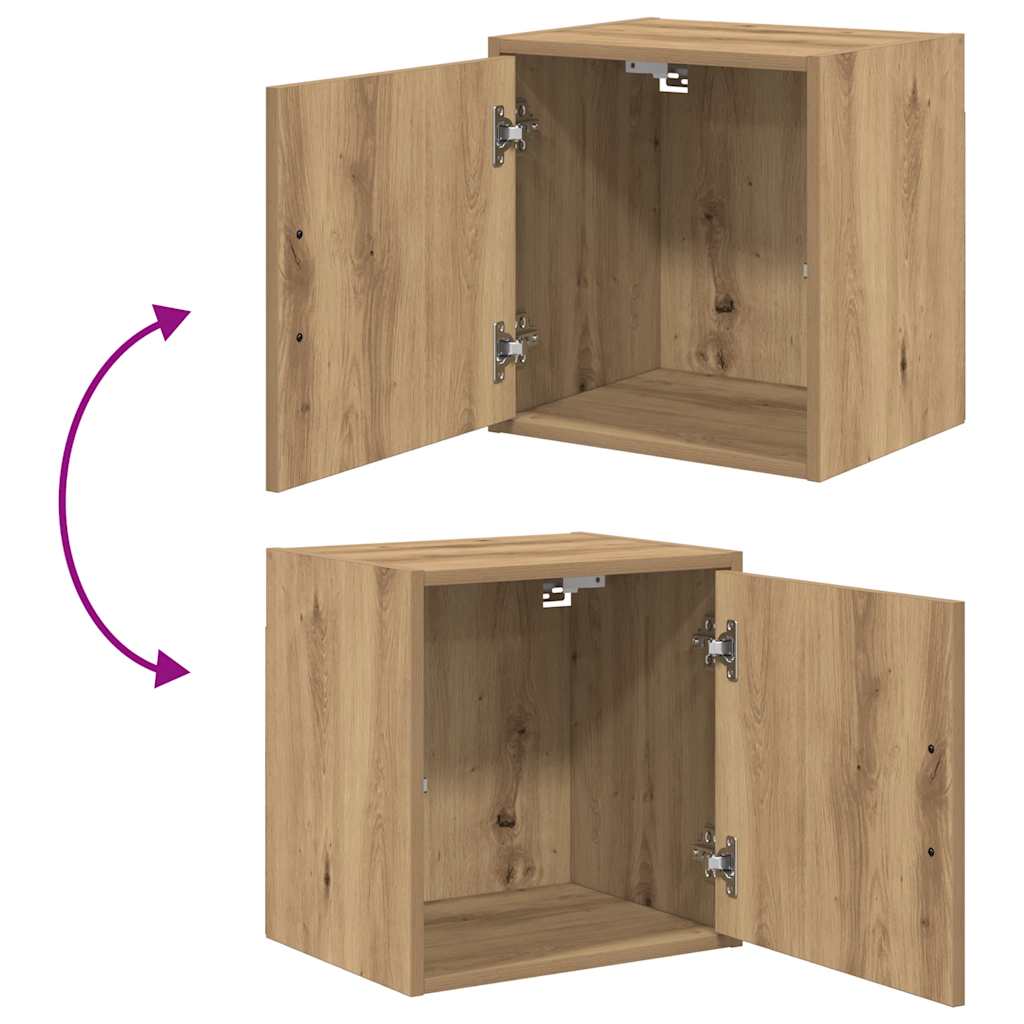 Garagenschränke 2 Stk. Artisan-Eiche Holzwerkstoff