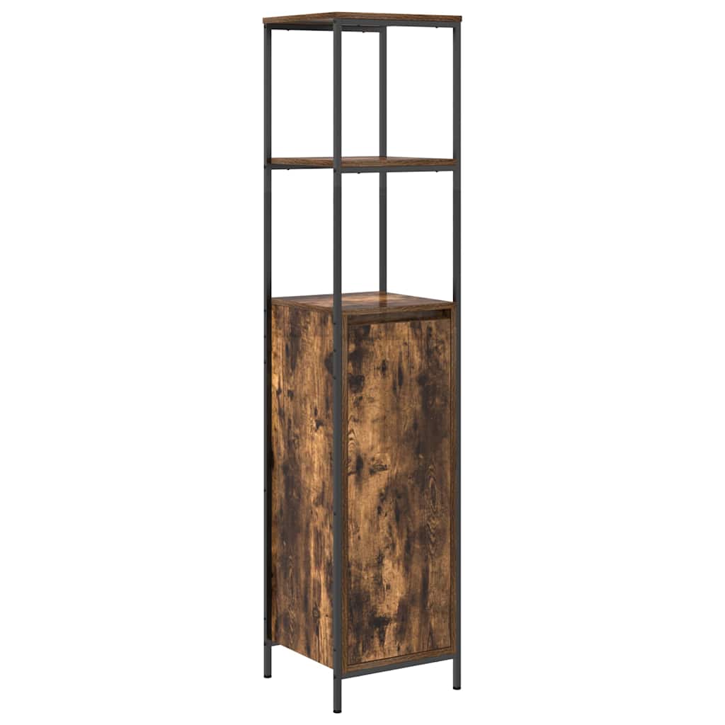 Badezimmermöbel-Set 5 stk. Braun 36 x 35 x 165 cm Holzwerkstoff