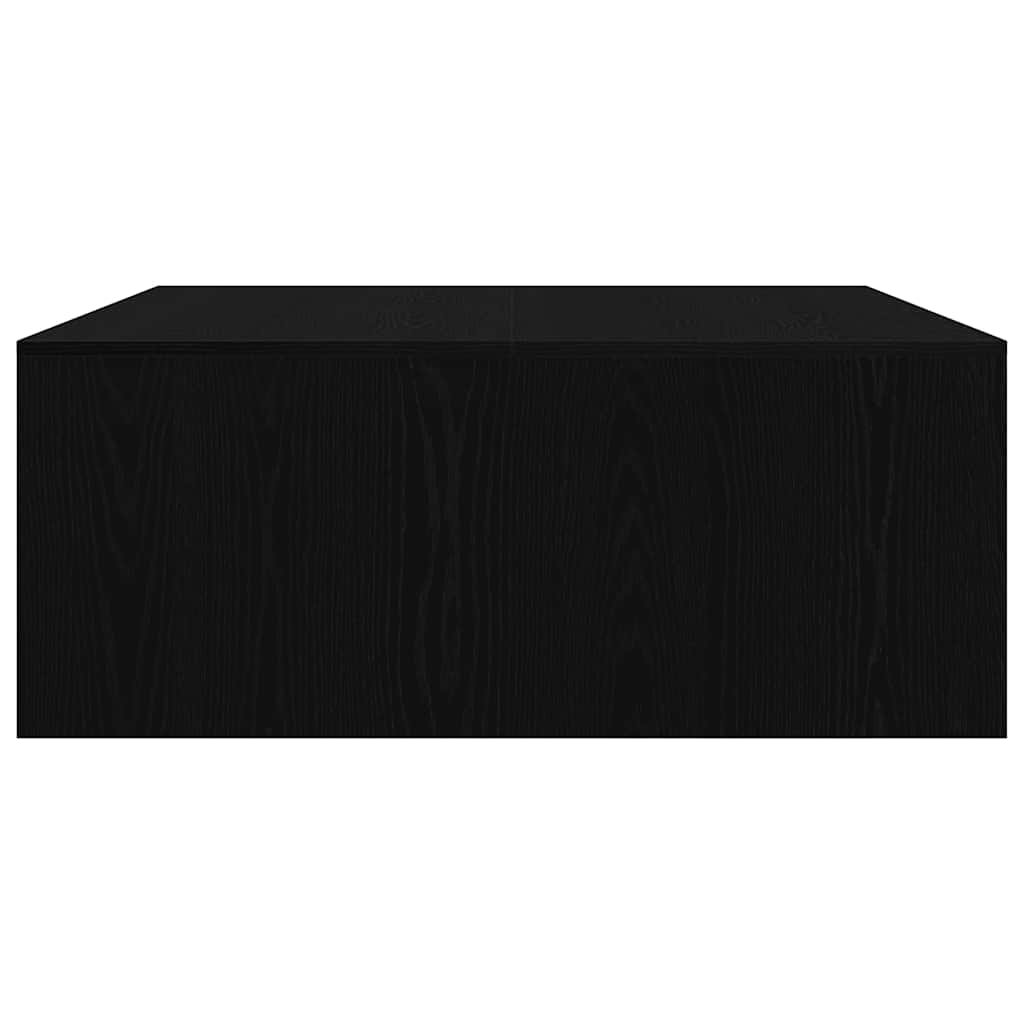 Couchtisch mit Schubladen Schwarz Eichen-Optik 100x100x40 cm