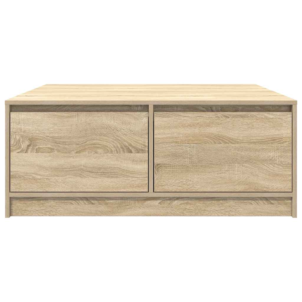 Couchtisch mit Schubladen Sonoma-Eiche 100x100x40 cm