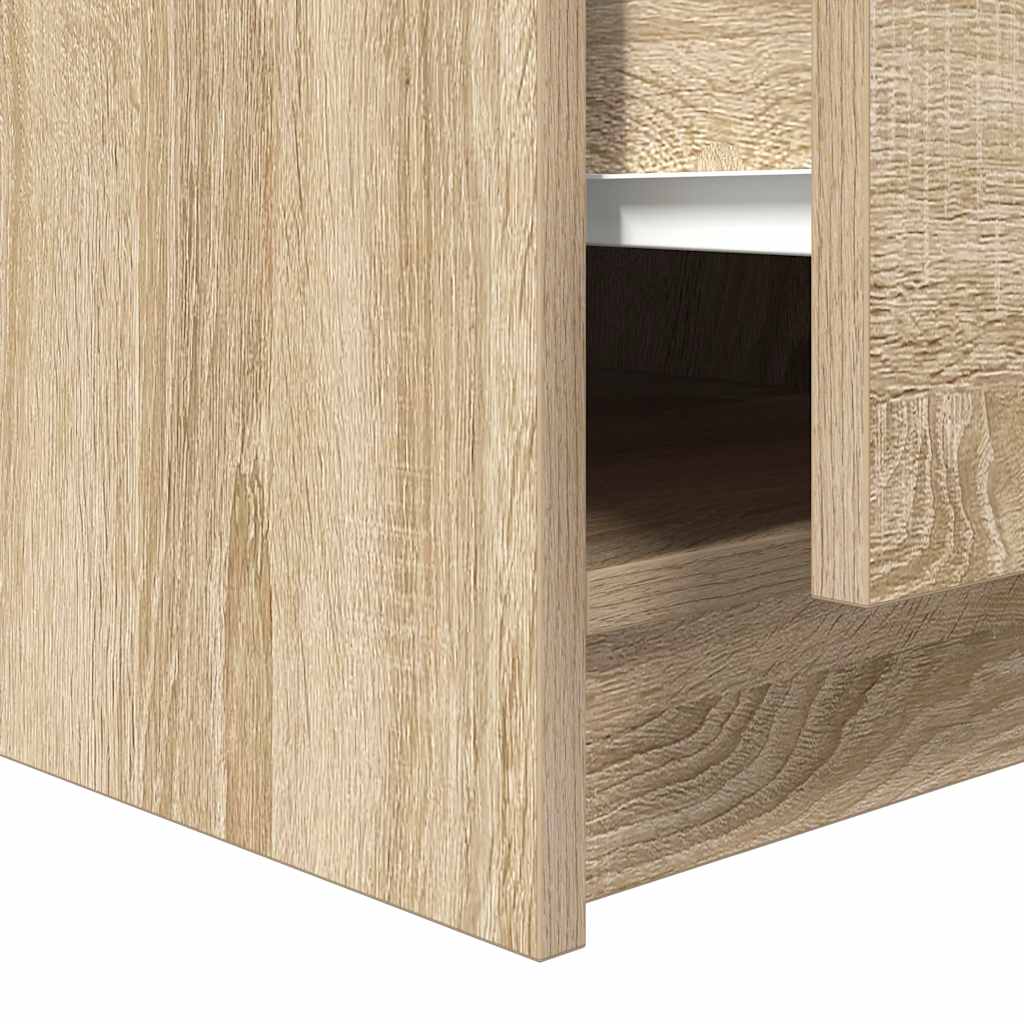 Couchtisch mit Schubladen Sonoma-Eiche 100x100x40 cm