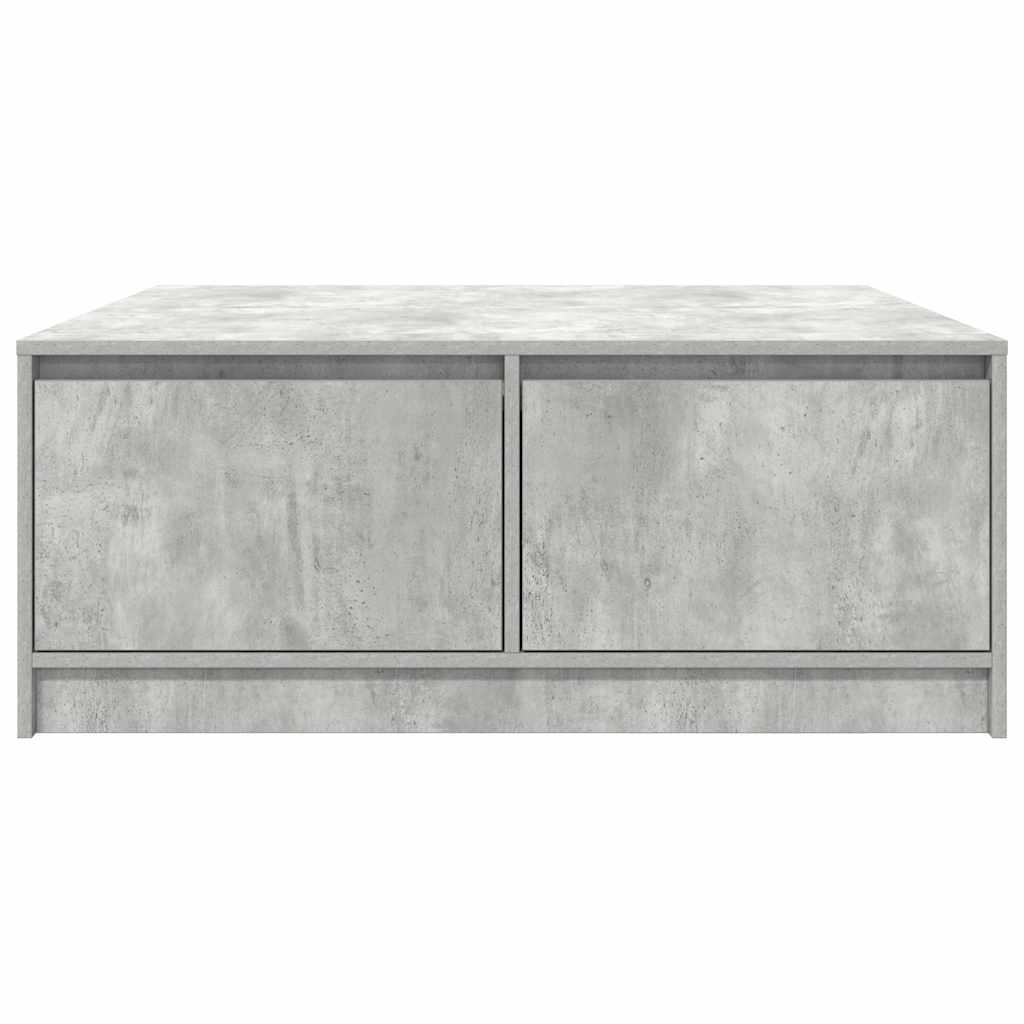 Couchtisch mit Schubladen Betongrau 100x100x40 cm