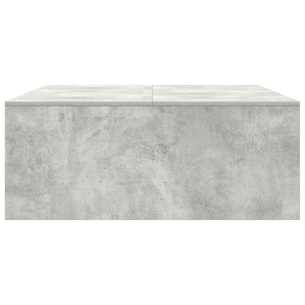 Couchtisch mit Schubladen Betongrau 100x100x40 cm