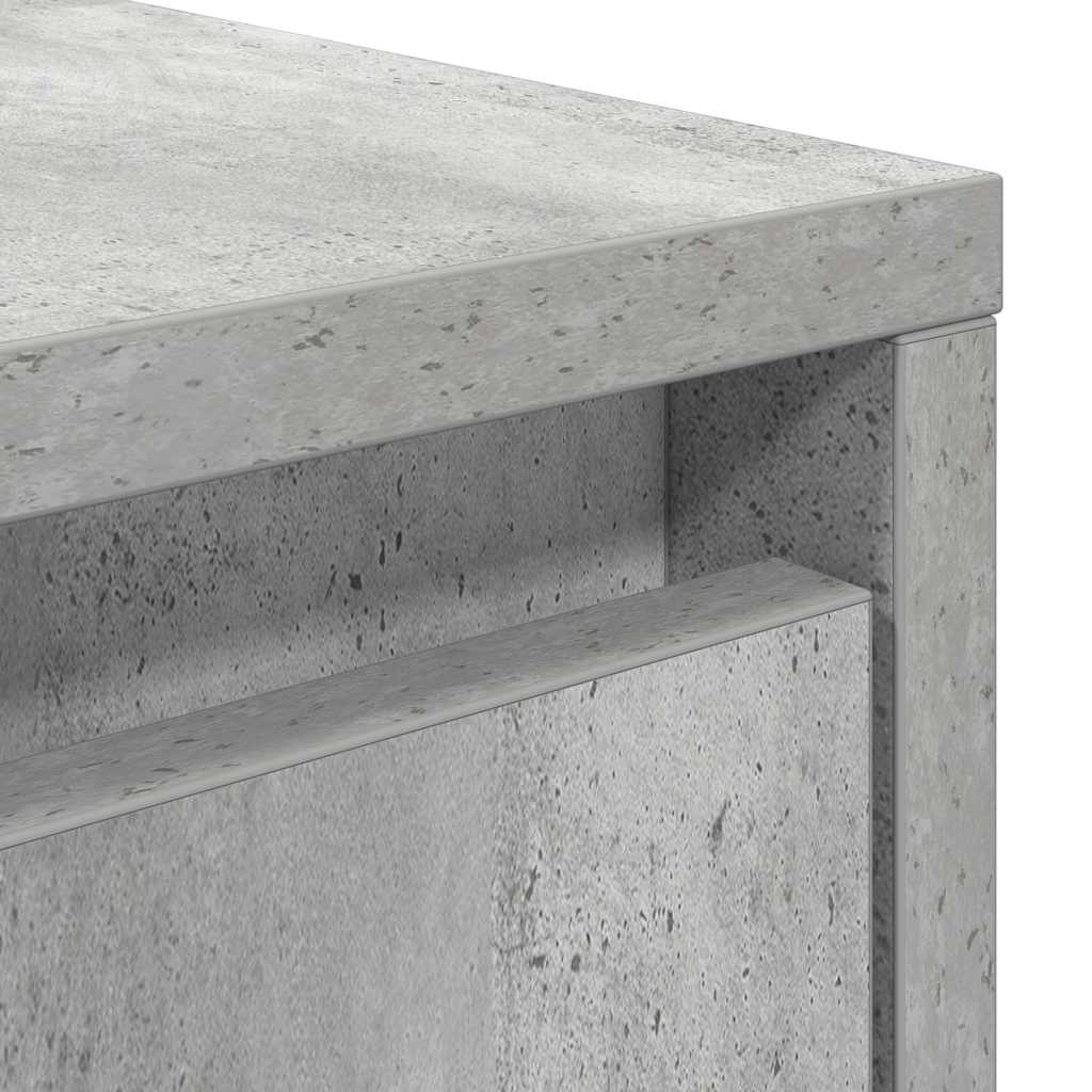 Couchtisch mit Schubladen Betongrau 100x100x40 cm