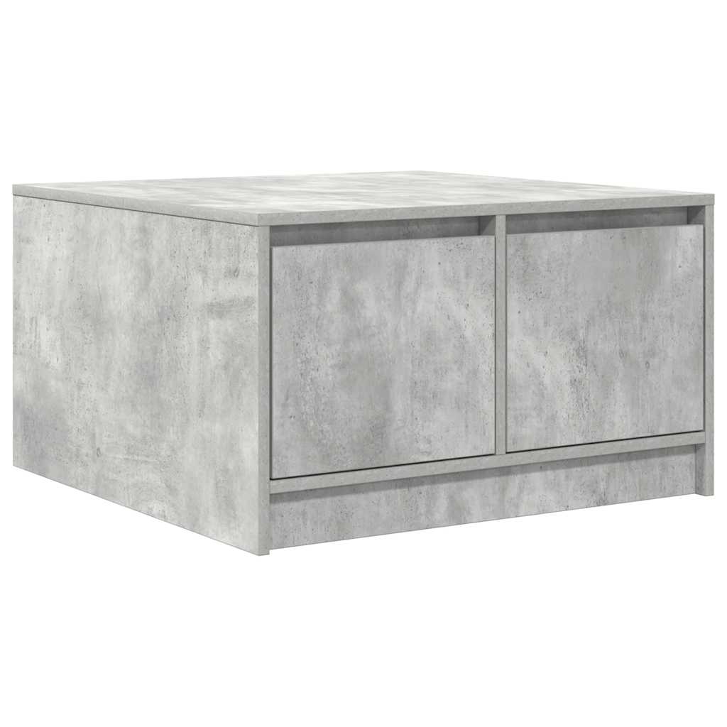 Couchtisch mit Schubladen Betongrau 70,5x70x40 cm