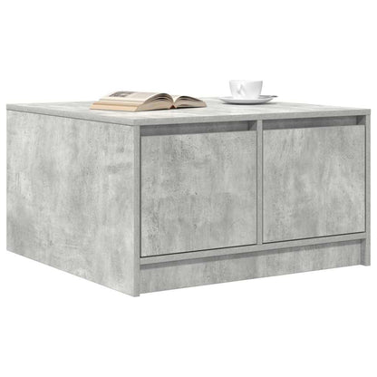 Couchtisch mit Schubladen Betongrau 70,5x70x40 cm