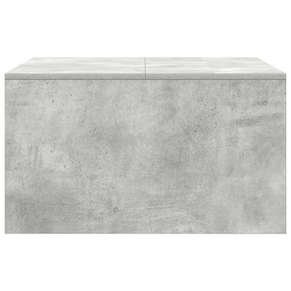 Couchtisch mit Schubladen Betongrau 70,5x70x40 cm