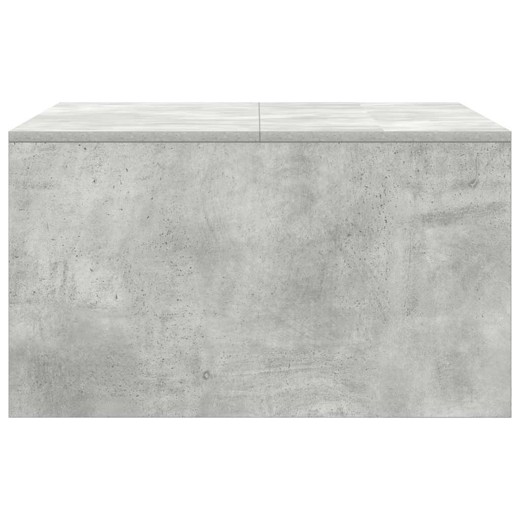 Couchtisch mit Schubladen Betongrau 70,5x70x40 cm