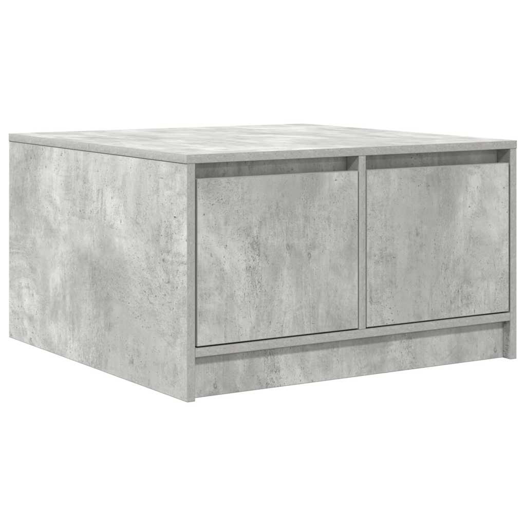 Couchtisch mit Schubladen Betongrau 70,5x70x40 cm