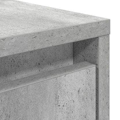 Couchtisch mit Schubladen Betongrau 70,5x70x40 cm