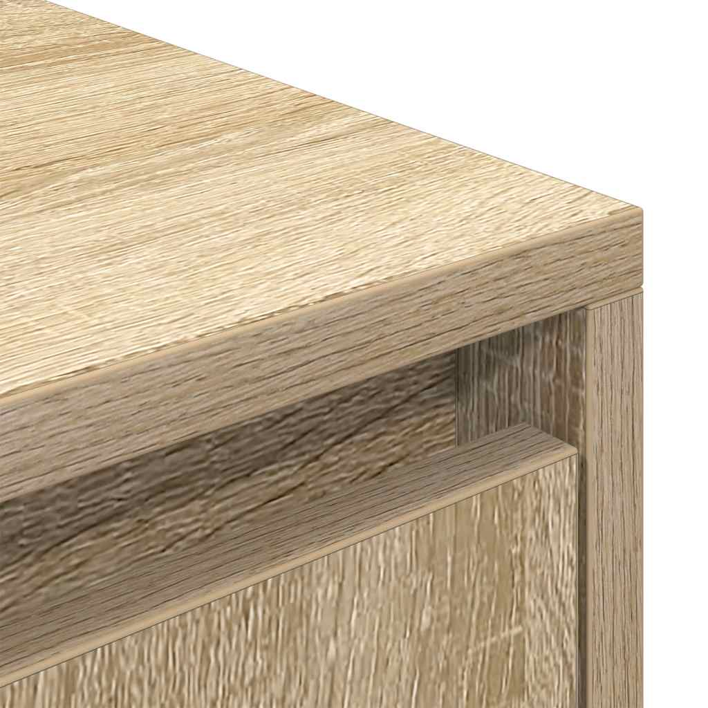 Meuble TV en chêne Sonoma 188,5x41x50 cm, matériau à base de bois