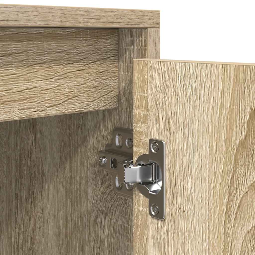 Meuble TV en chêne Sonoma 188,5x41x50 cm, matériau à base de bois
