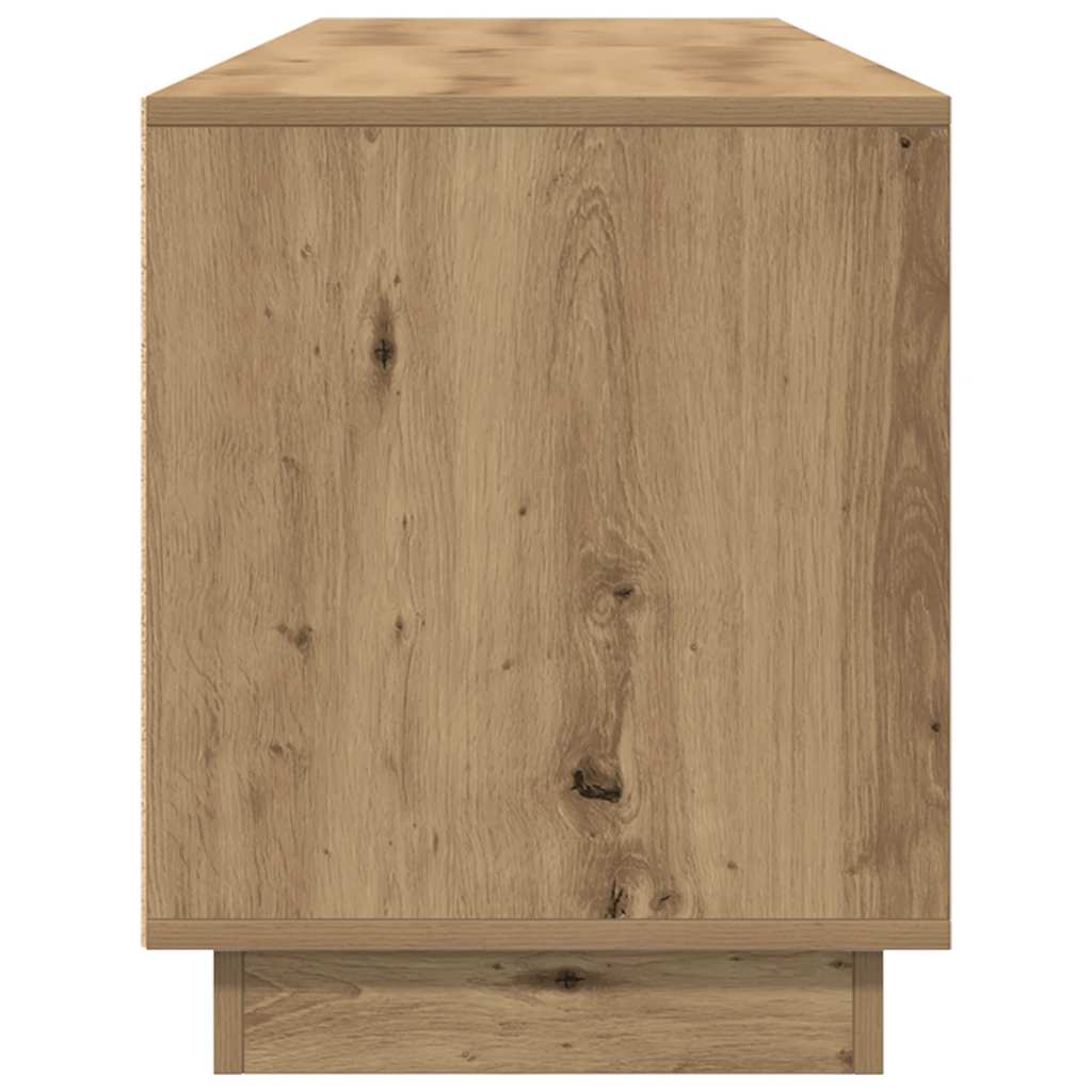 TV-Schrank mit LED-Leuchten Artisan-Eiche 193,5x41x50 cm